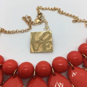 JANE STONE Necklace & LISNER Love Brooch